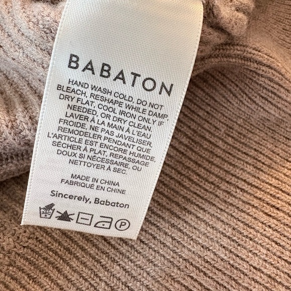 Babaton Taupe Ribbed Button-Front Cardigan - Picture 3 of 5